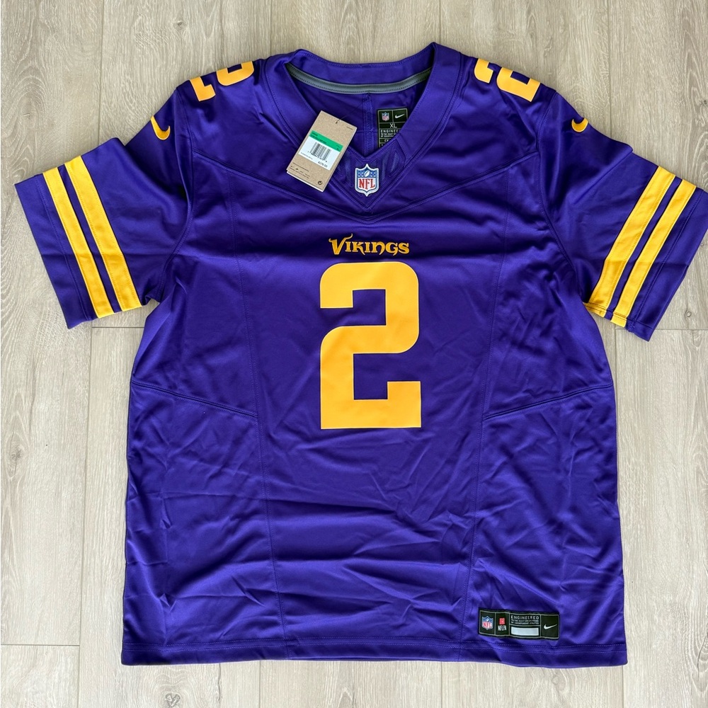 Nike NFL Justin Jefferson Minnesota Vikings jersey men’s XL MSRP $175 NWT